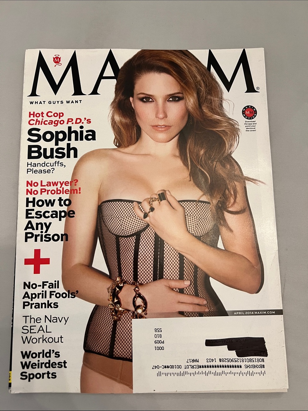 MAXIM Magazine - Cover Sophia Bush - April 2014 - Issue 192